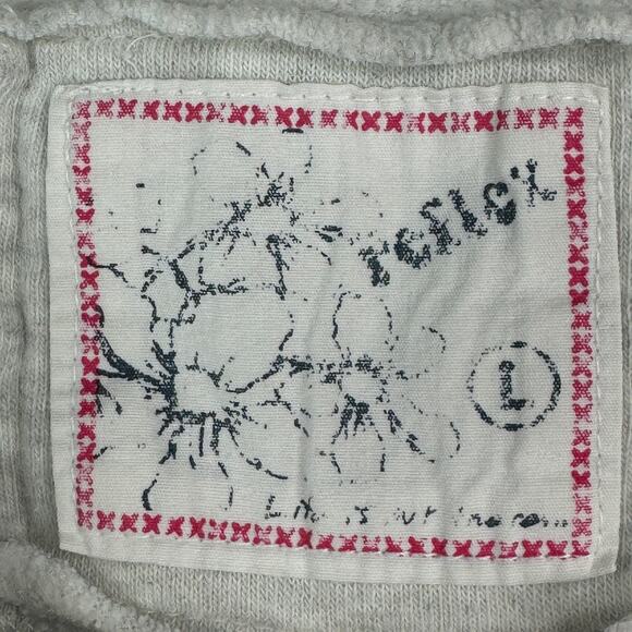 Reflex California Surf Series Sweatshirt Applique Screen Print Grey Retro L - Picture 5 of 7